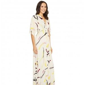 Rachel Pally Printed Long Caftan Maxi Dress